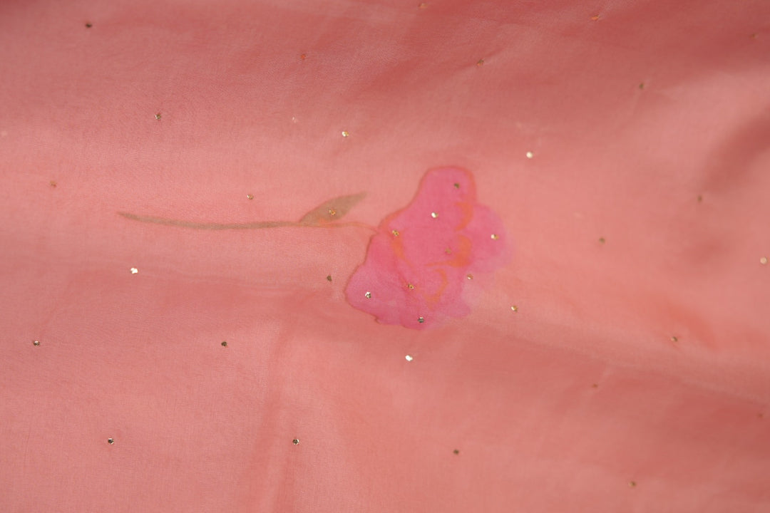 Nylon Organza Saree TSA01192