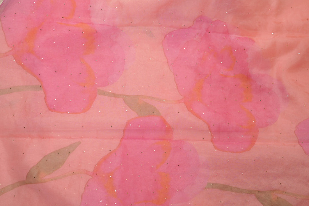 Nylon Organza Saree TSA01192
