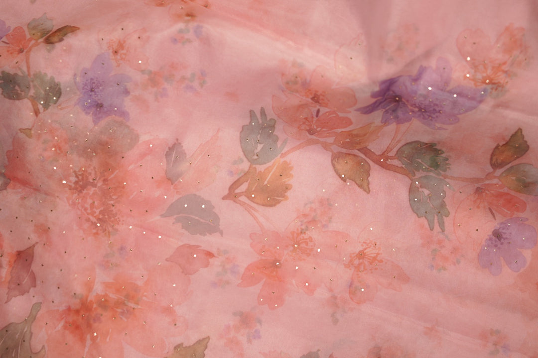Nylon Organza Saree TSA01191