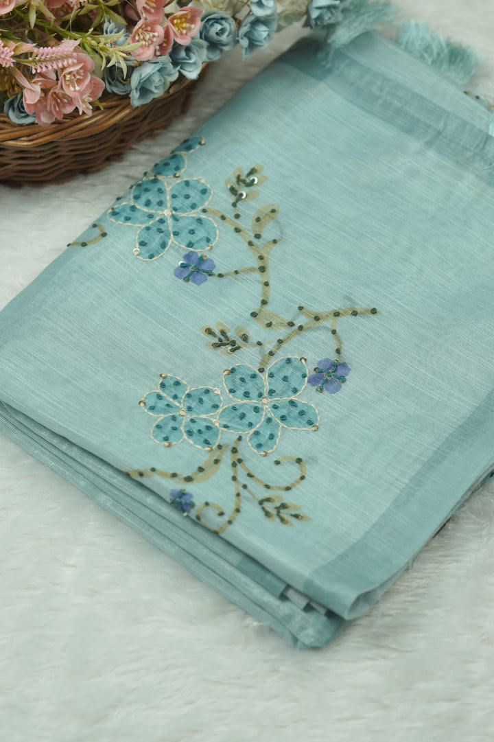 Semi Silk Saree TSA5702