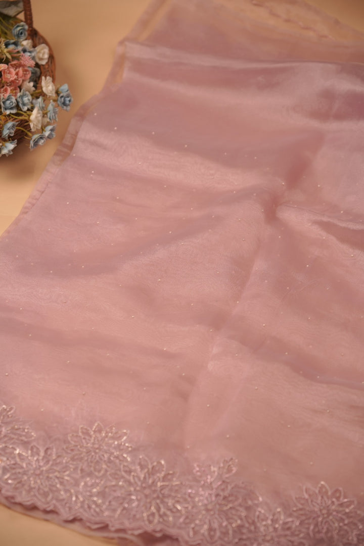 Glass Organza Saree TSA5716