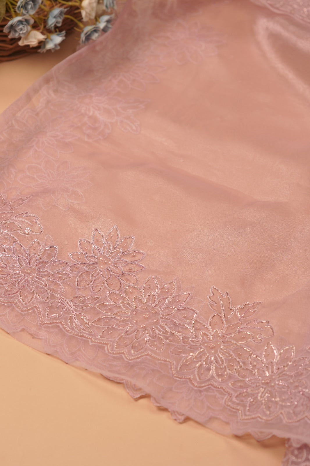 Glass Organza Saree TSA5716