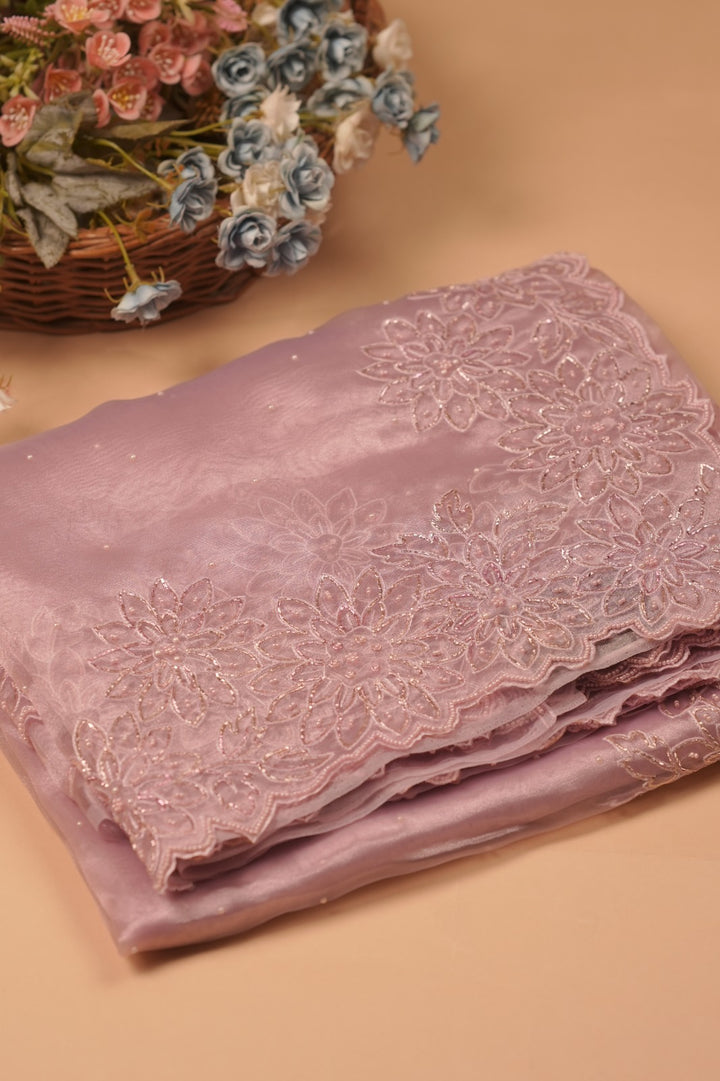 Glass Organza Saree TSA5716