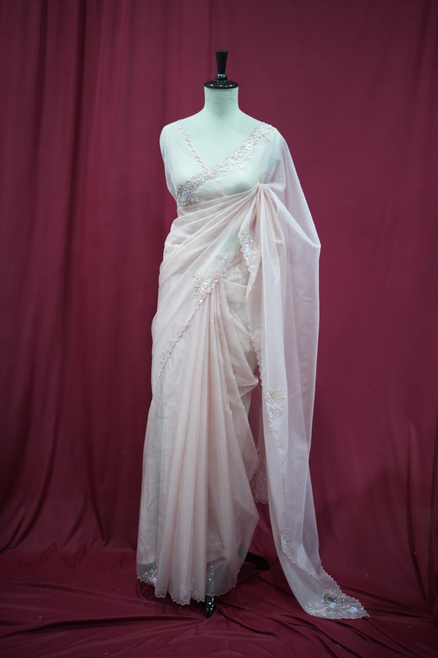 Organza Saree TST1040