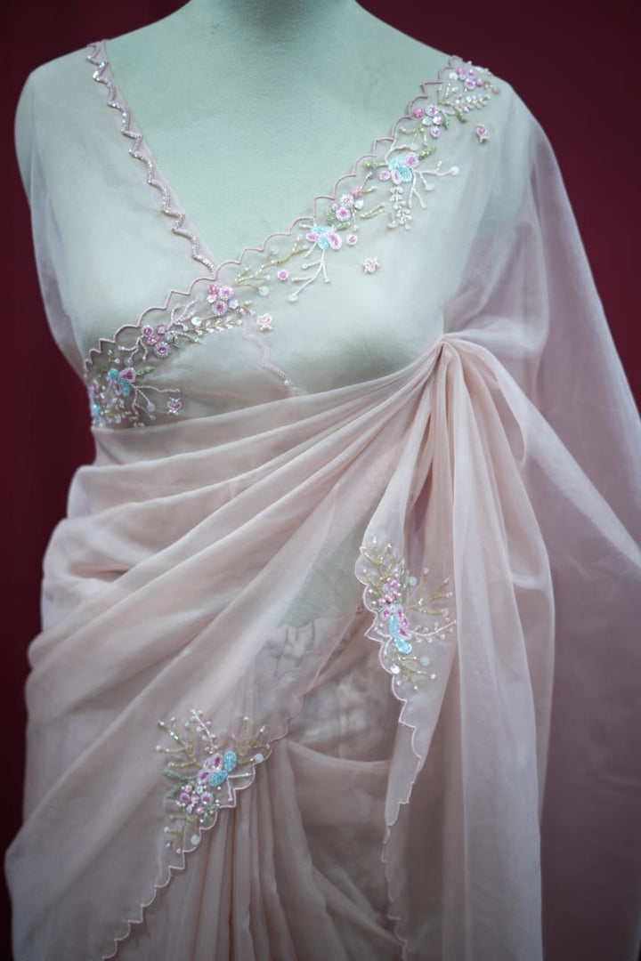 Organza Saree TST1040