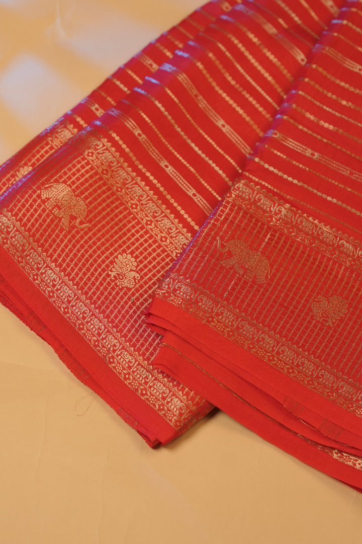 Semi Banarasi Saree TSA01215