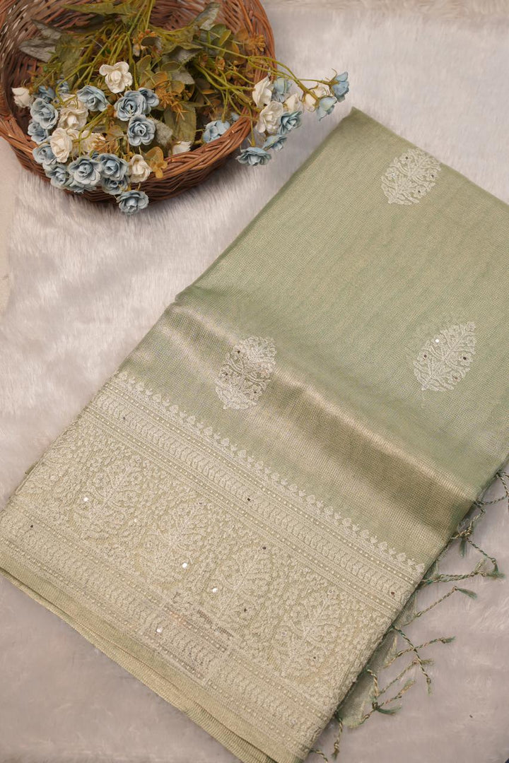 Tissue Net Saree TSA5721