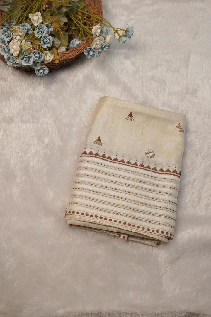 Semi Tussar Saree TSA5722