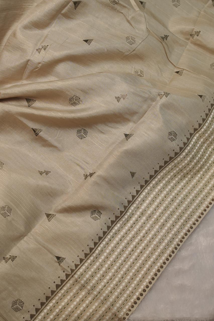 Semi Tussar Saree TSA5722