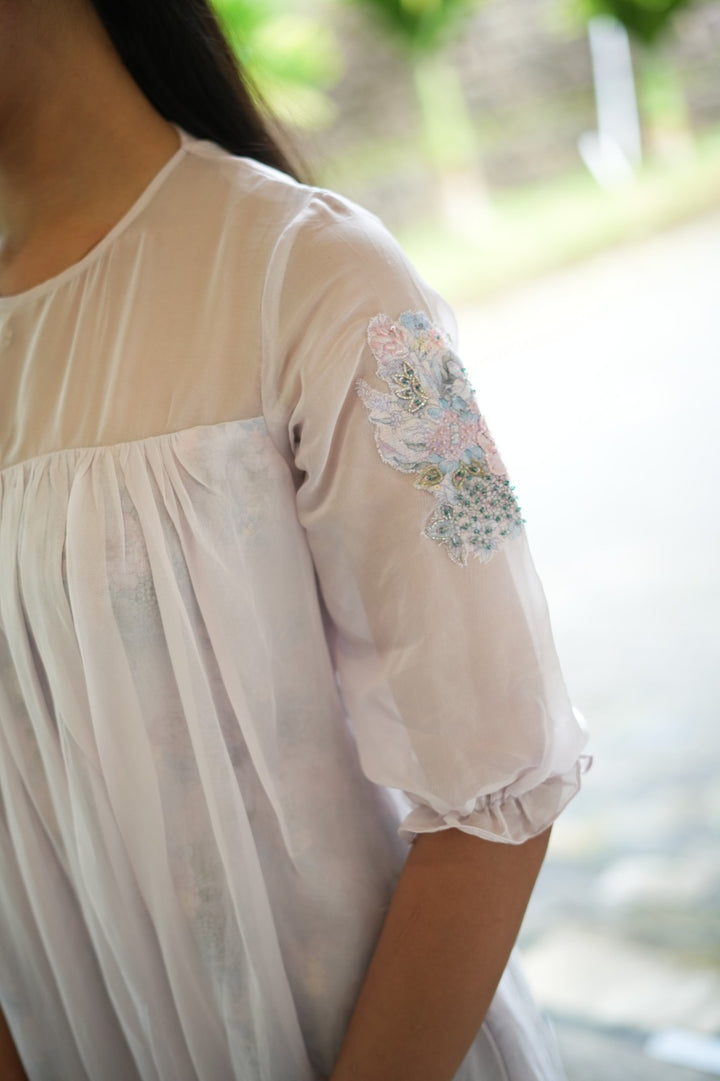 A-line floral dress TKTA1030