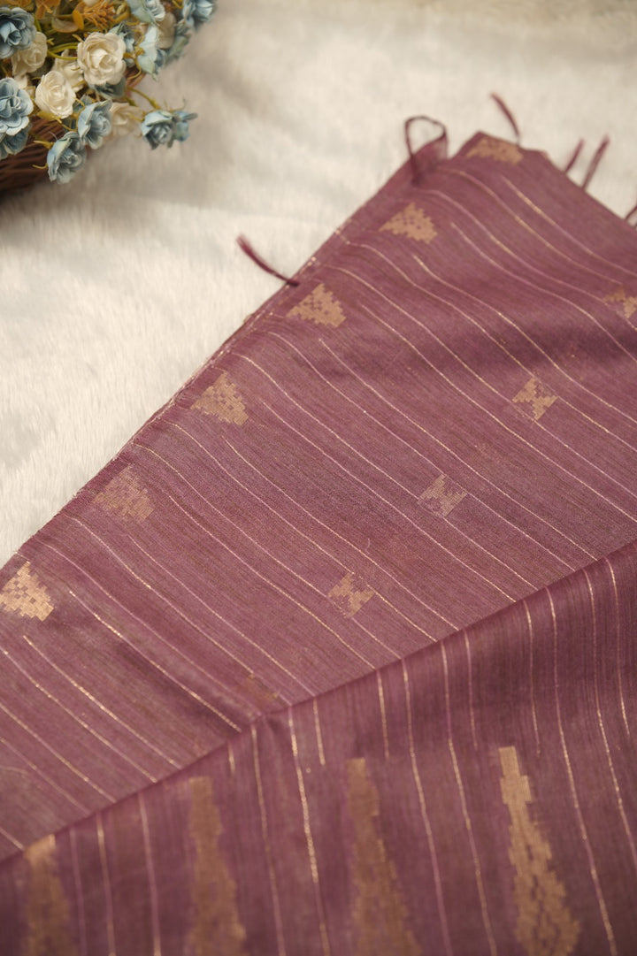 Linen Cotton Saree TSA01255