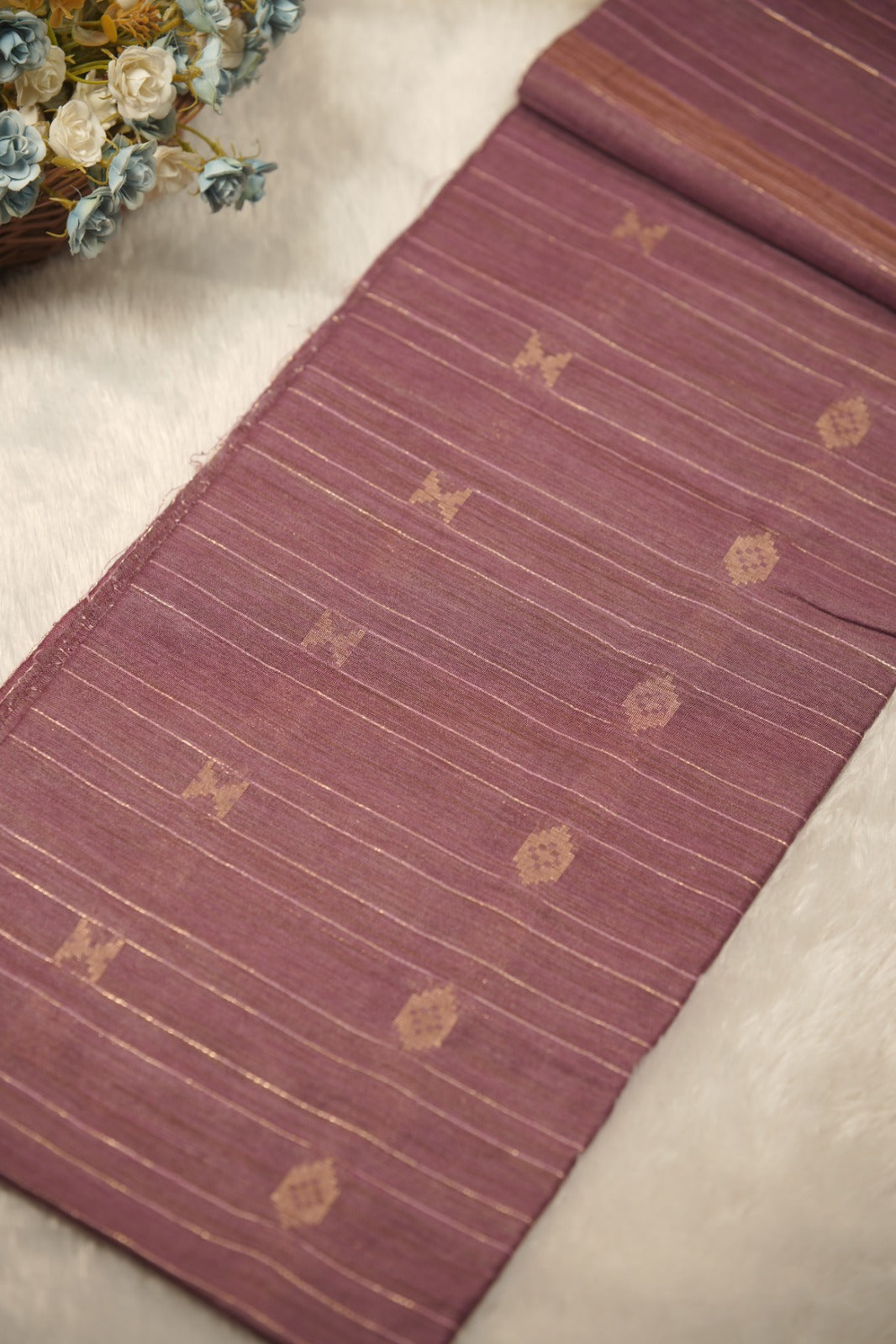 Linen Cotton Saree TSA01255