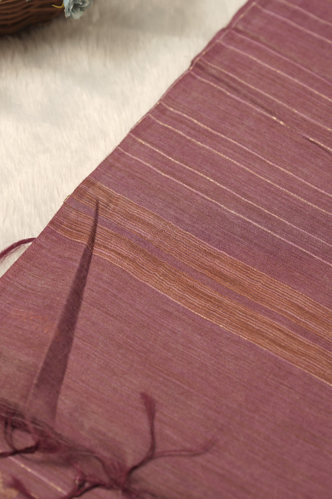 Linen Cotton Saree TSA01255