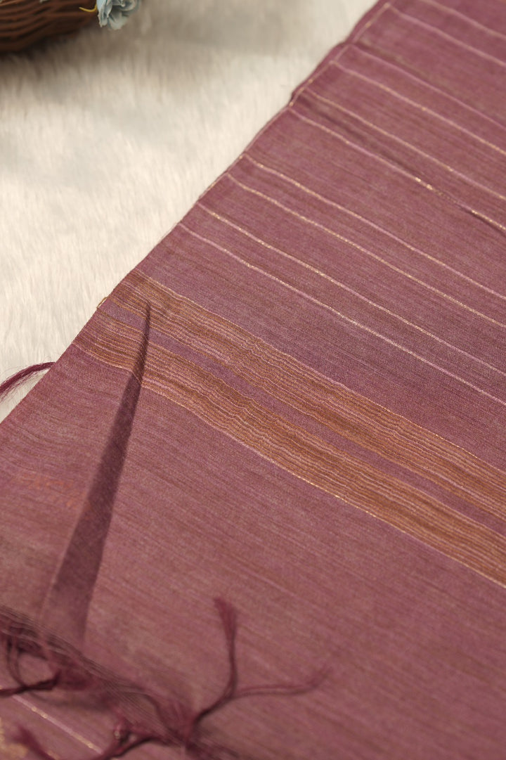 Linen Cotton Saree TSA01255