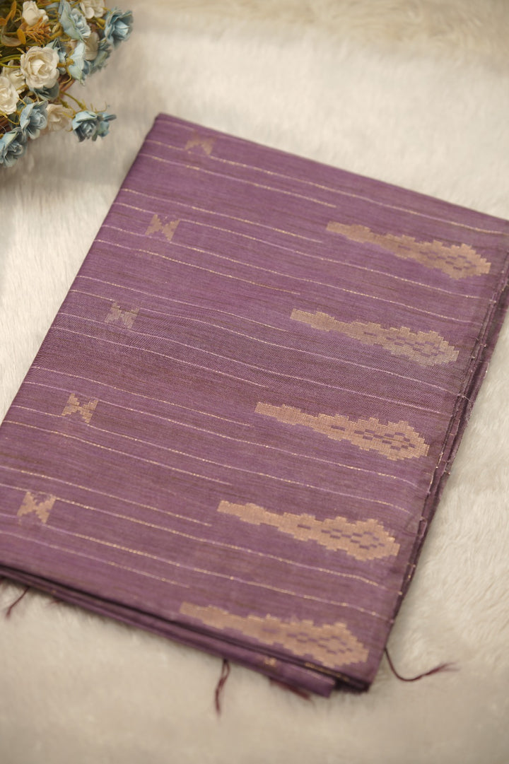Linen Cotton Saree TSA01254