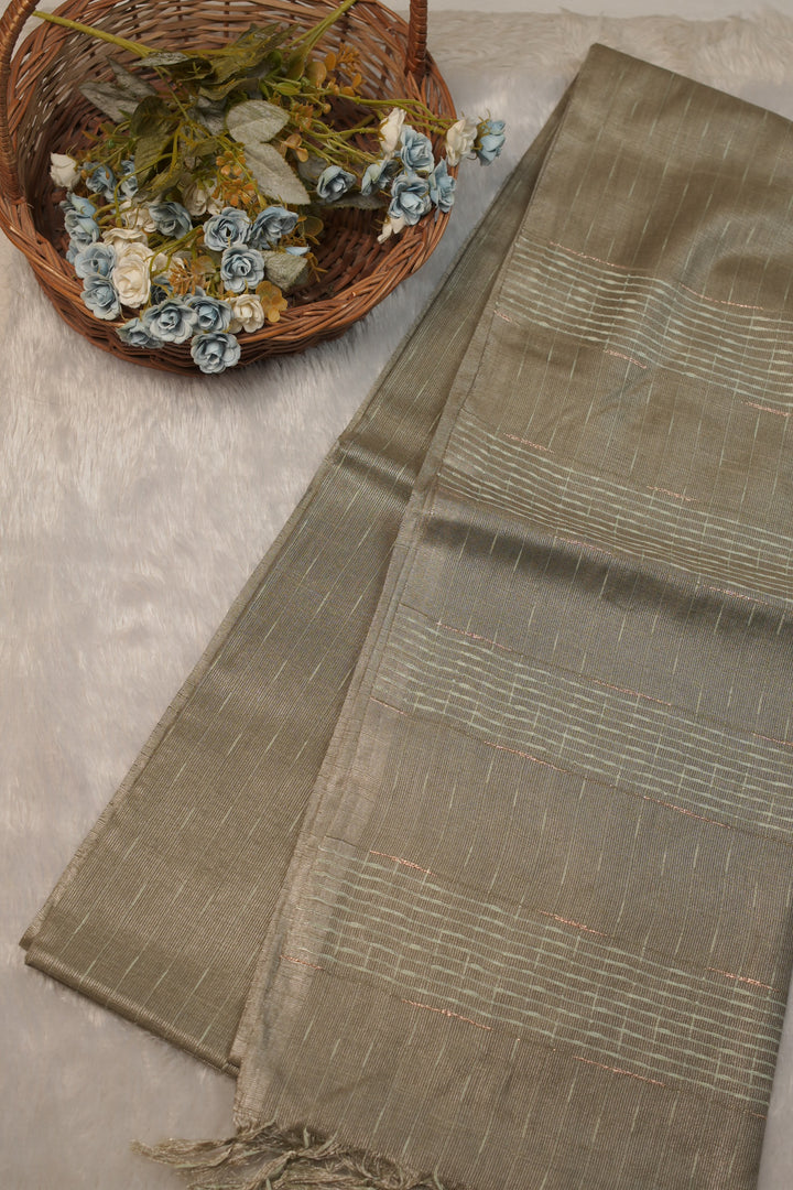 Linen Cotton Saree TSA5730