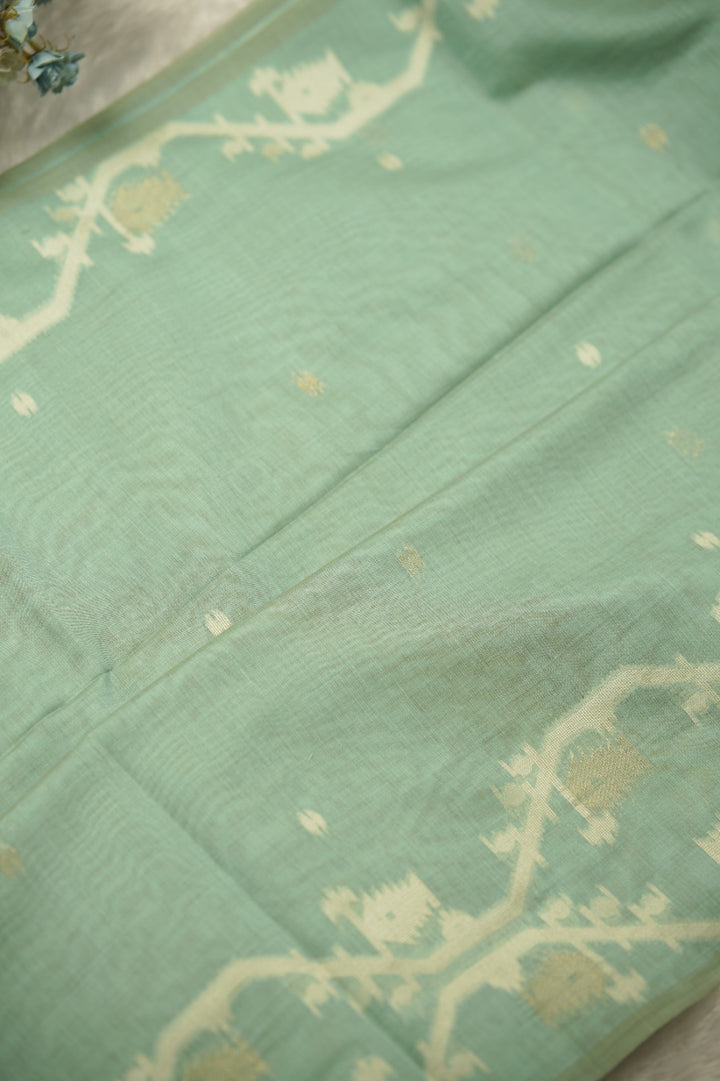 Linen Cotton Saree TSA01262