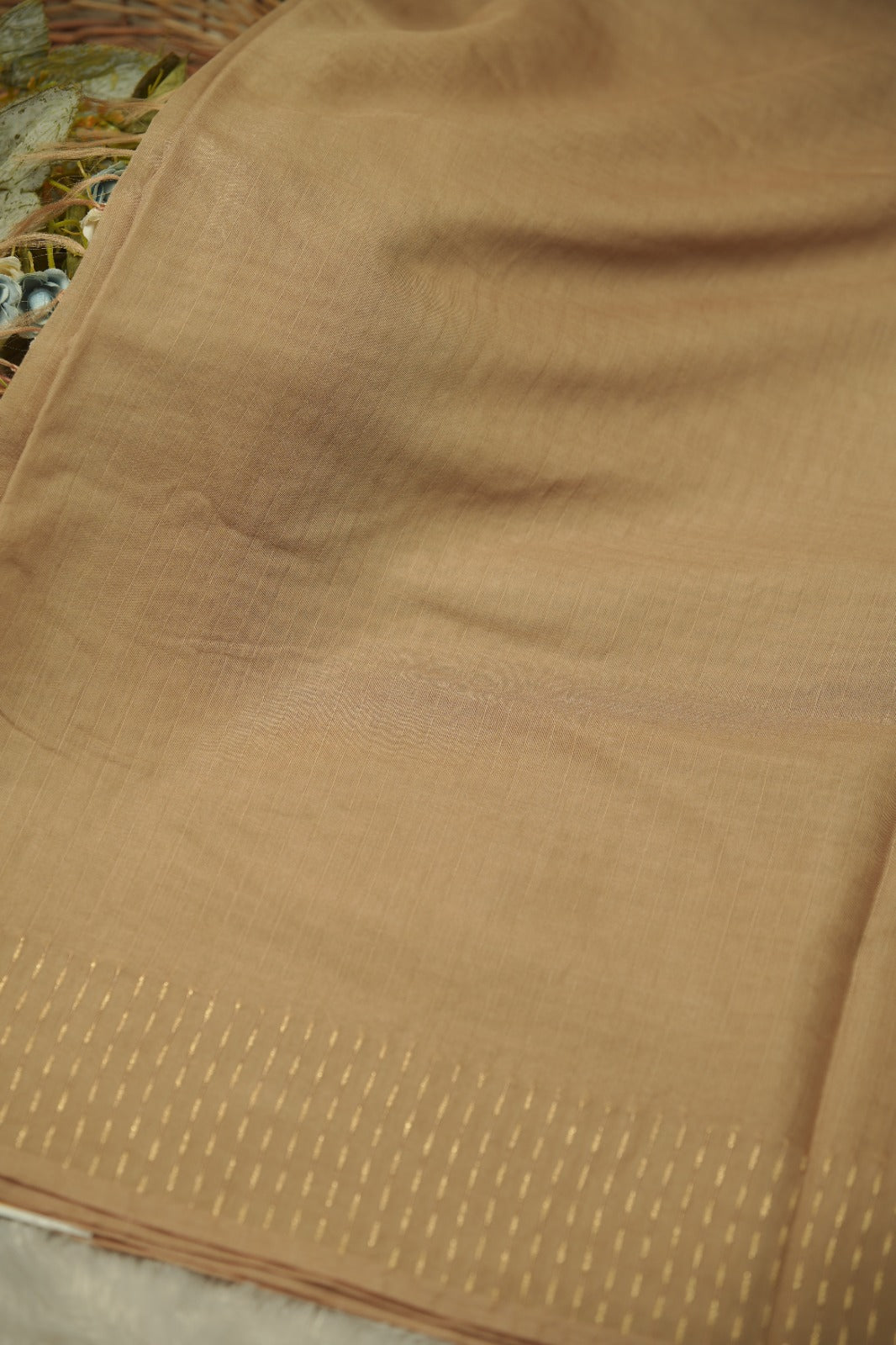 Linen Cotton Saree TSA01259