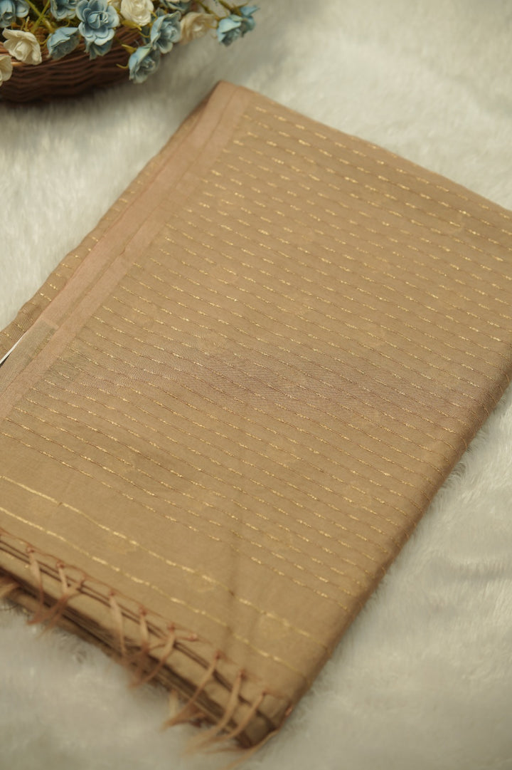 Linen Cotton Saree TSA01259