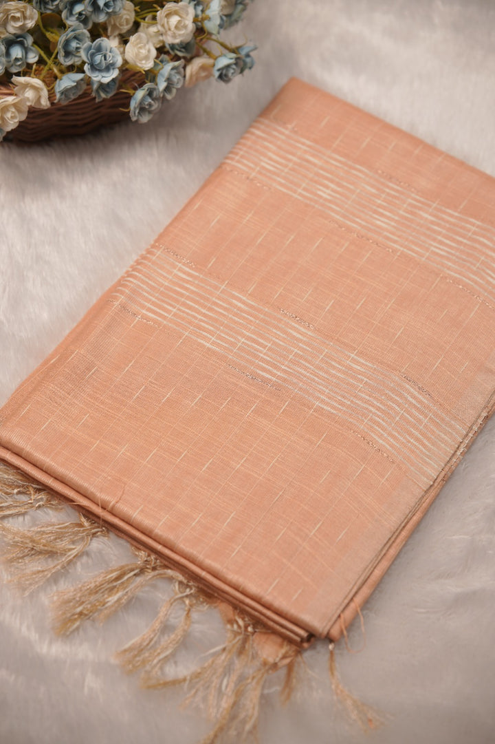 Linen Cotton Saree TSA01258