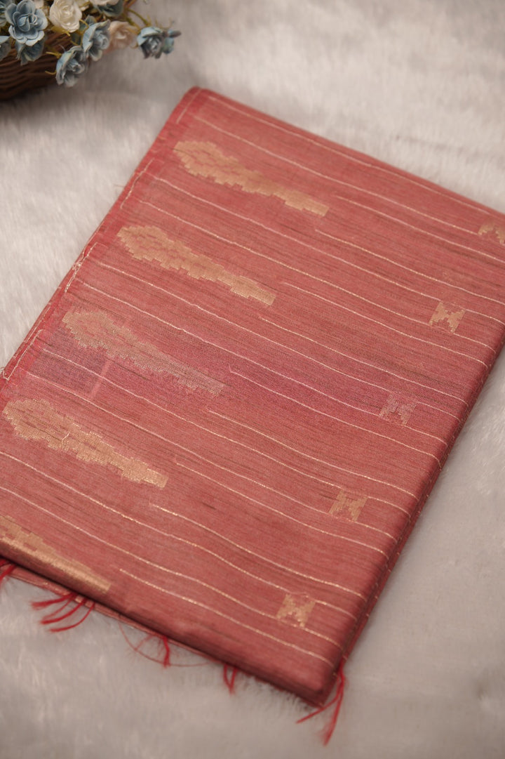 Linen Cotton Saree TSA01257