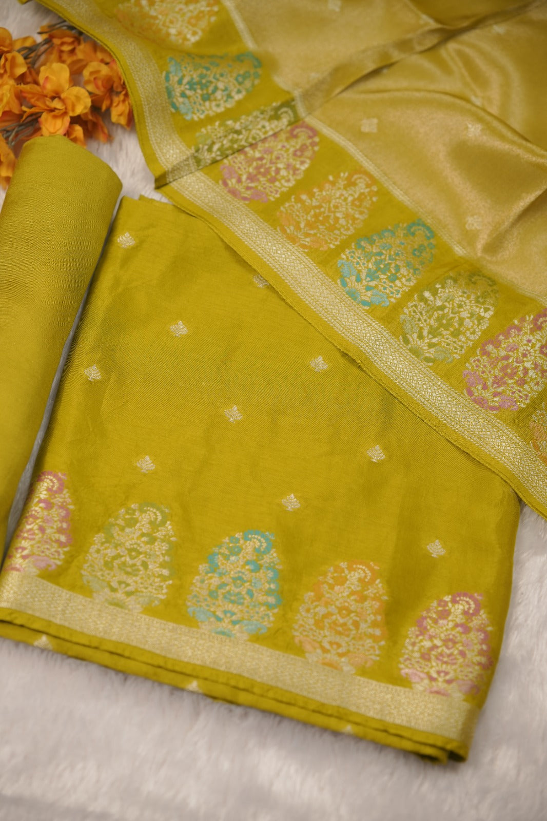 Semi Banarasi Salwar TSS01280