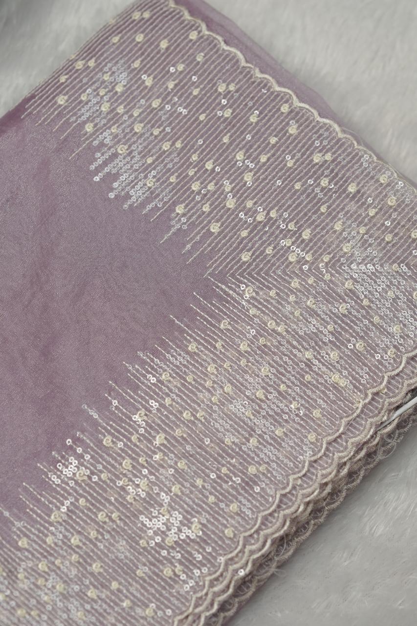Nylon Organza Saree TSA5738