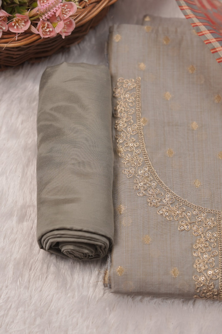 Semi Chanderi Salwar TSS01308