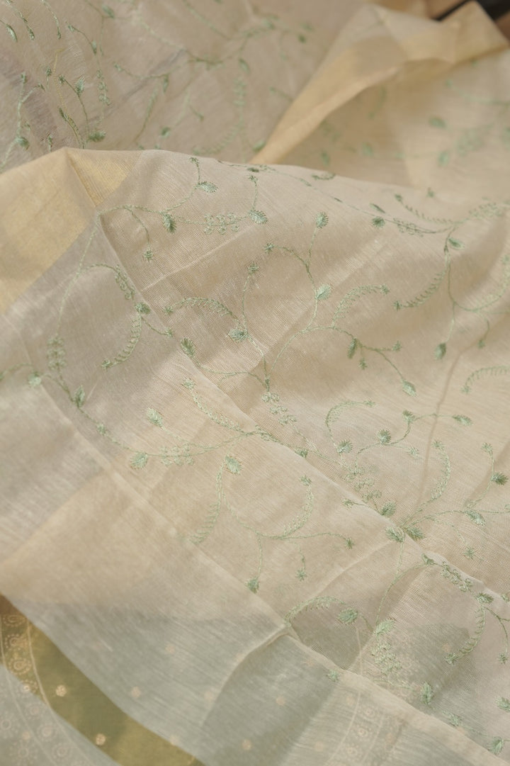 Semi Chanderi Salwar TSS01306