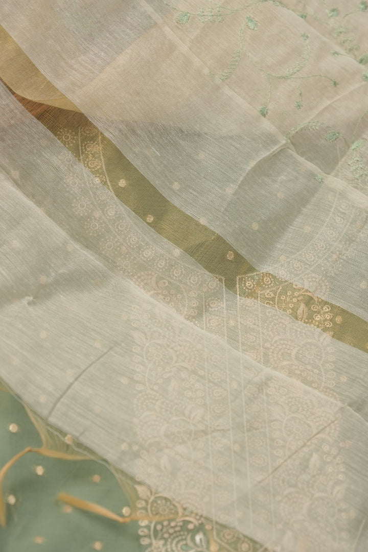 Semi Chanderi Salwar TSS01306