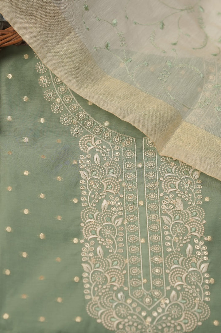 Semi Chanderi Salwar TSS01306