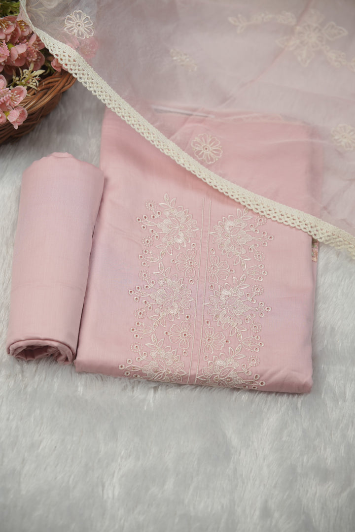 Semi Chanderi Salwar TSS01310