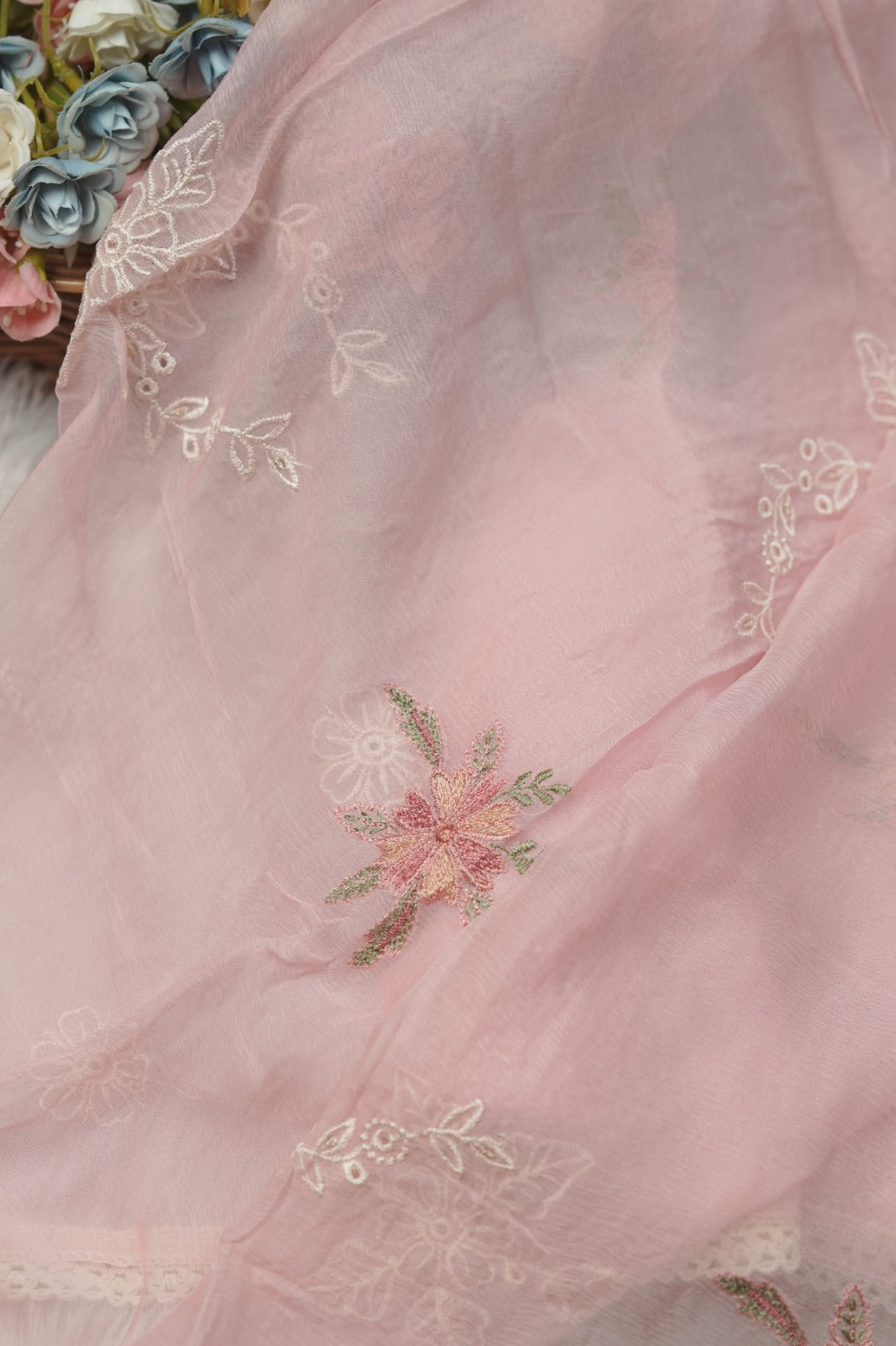 Semi Chanderi Salwar TSS01310