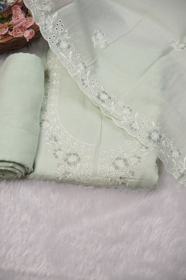 Semi Chanderi Salwar TSS01309