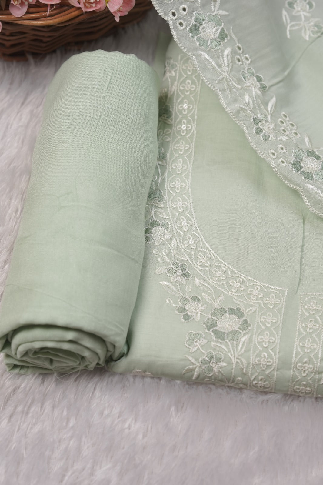 Semi Chanderi Salwar TSS01309