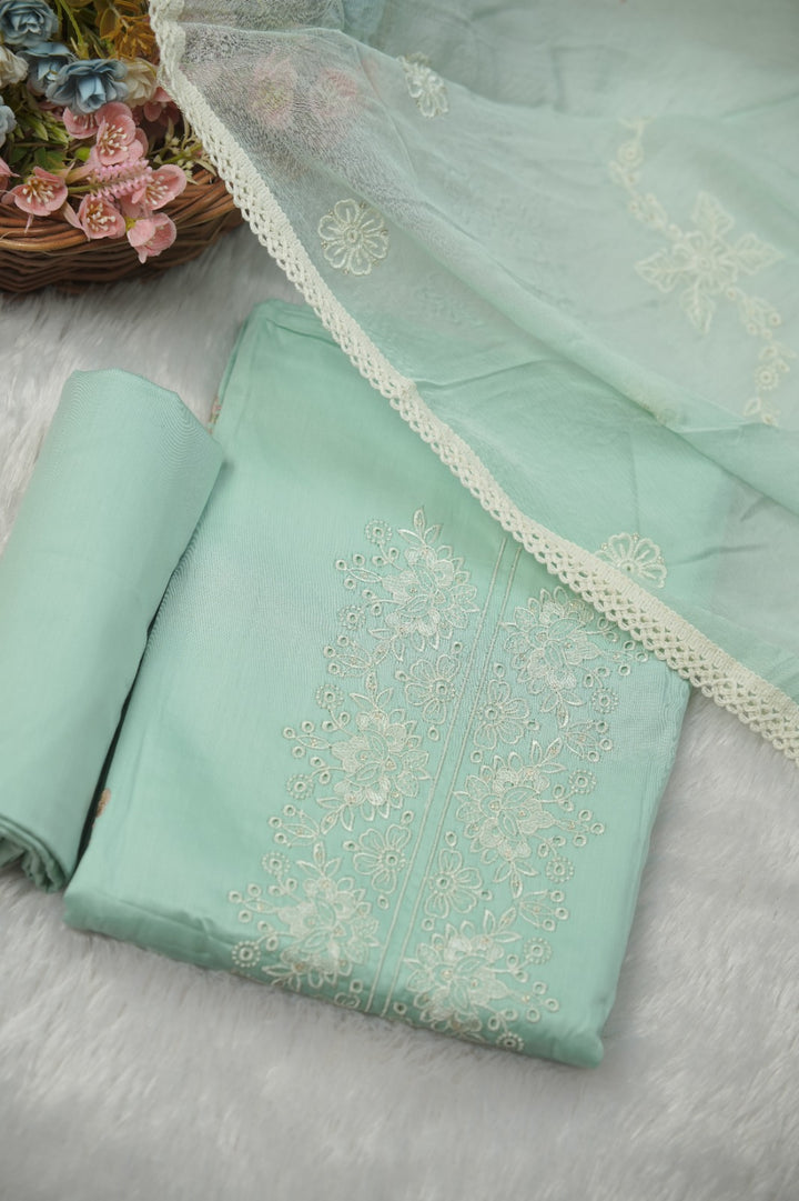 Semi Chanderi Salwar TSS01312