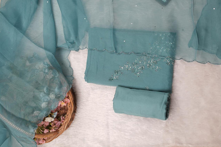Crushed Organza Salwar TSS5754