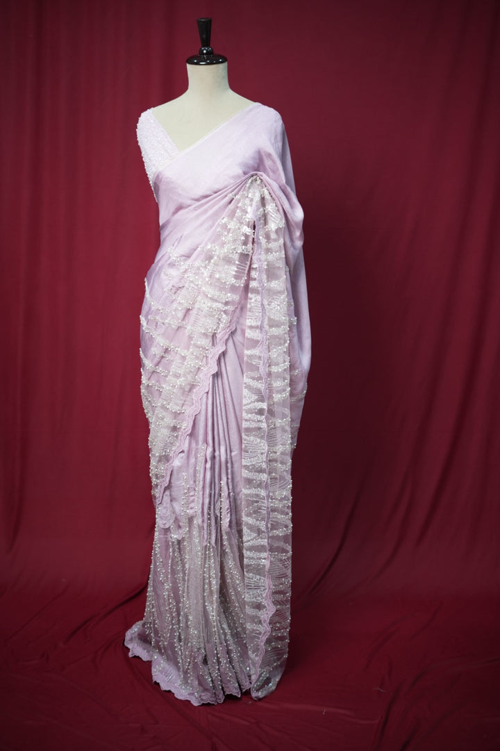 Crispy Georgette Saree TSA1034
