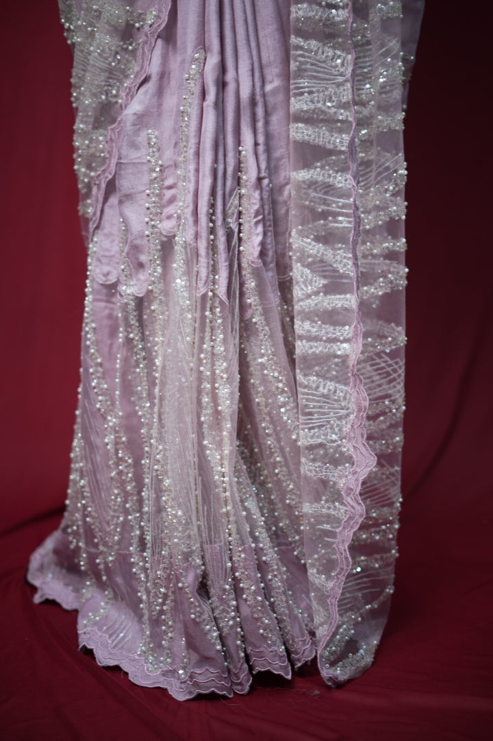 Crispy Georgette Saree TSA1034