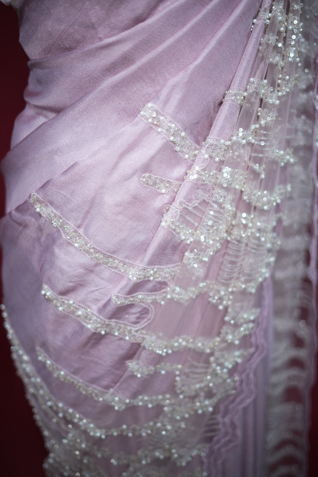 Crispy Georgette Saree TSA1034