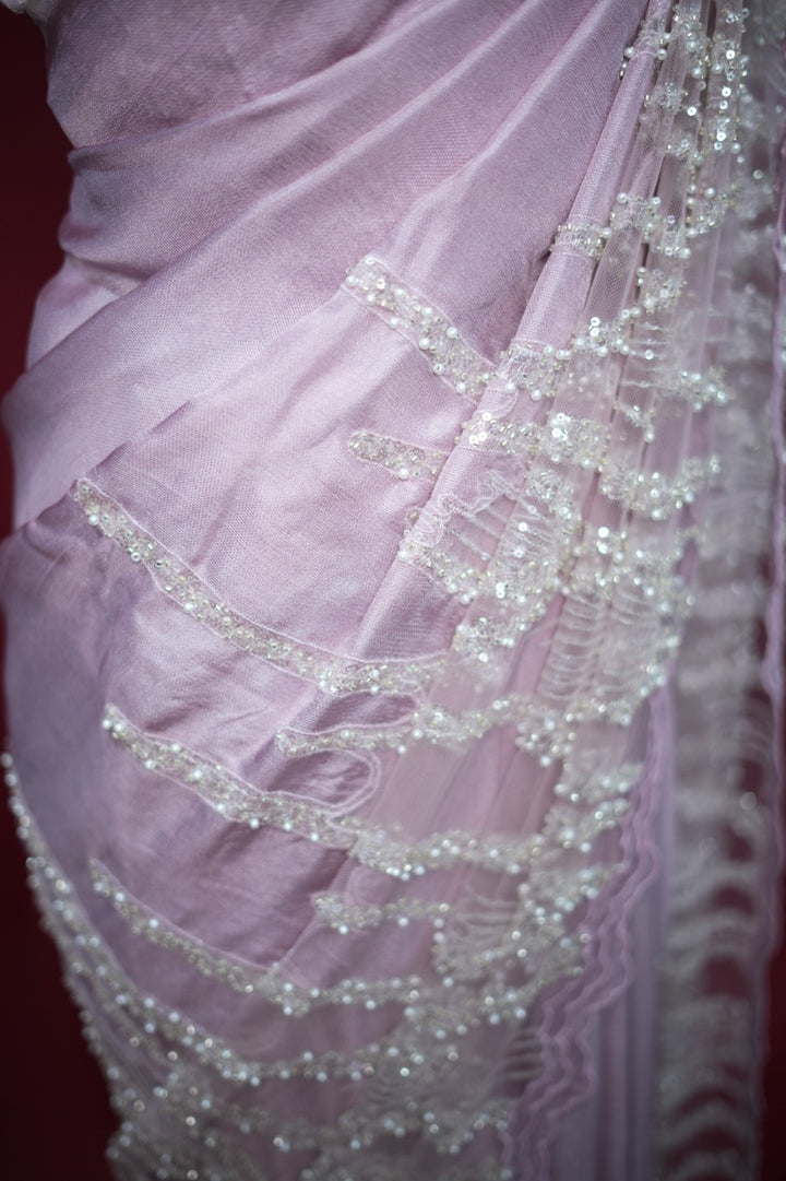 Crispy Georgette Saree TSA1034