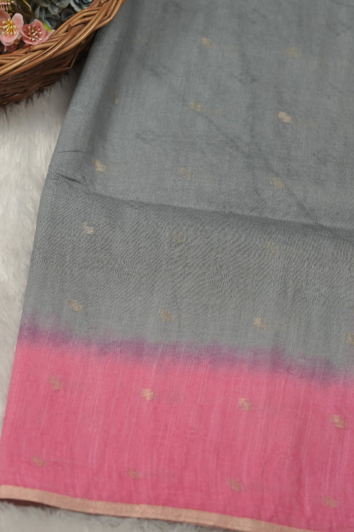 Linen Cotton Saree TSA01360