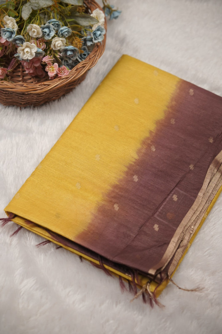 Linen Cotton Saree TSA01361