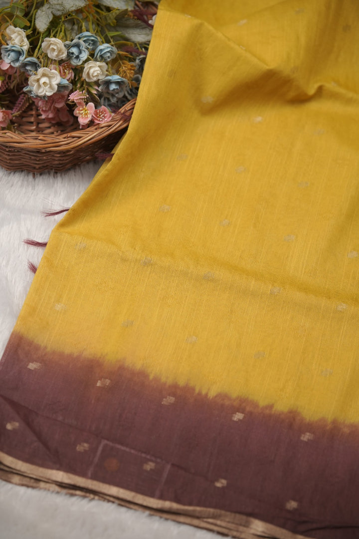 Linen Cotton Saree TSA01361