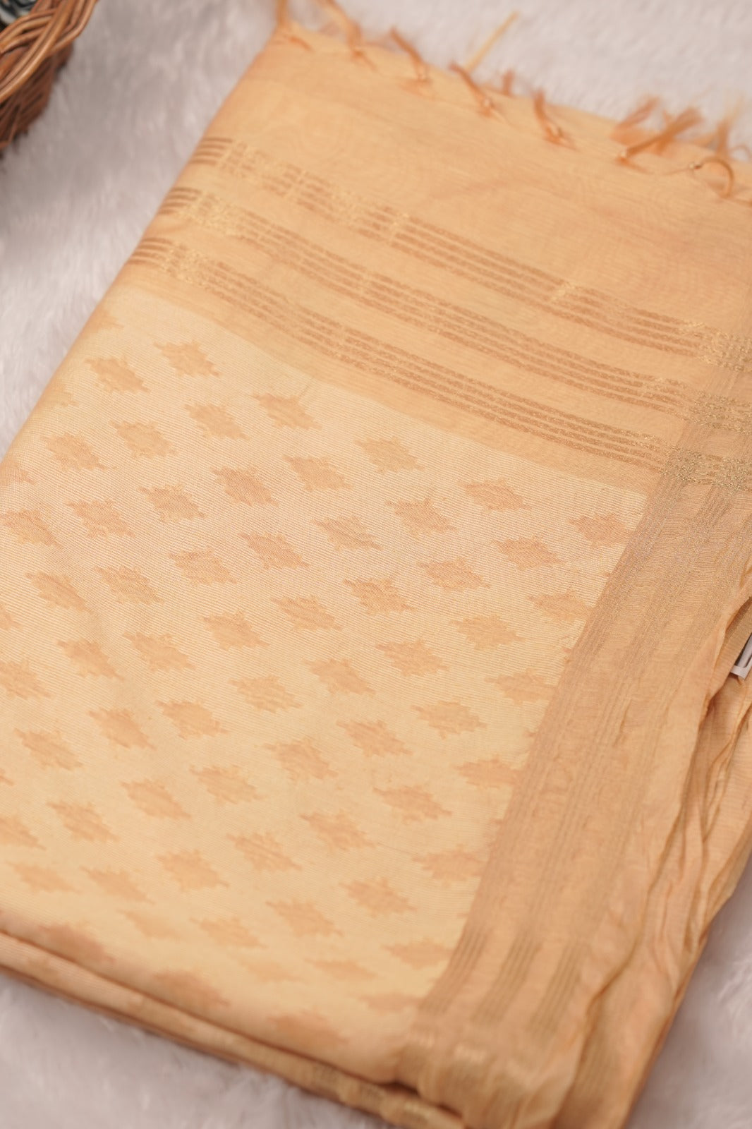 Linen Cotton Saree TSA01362