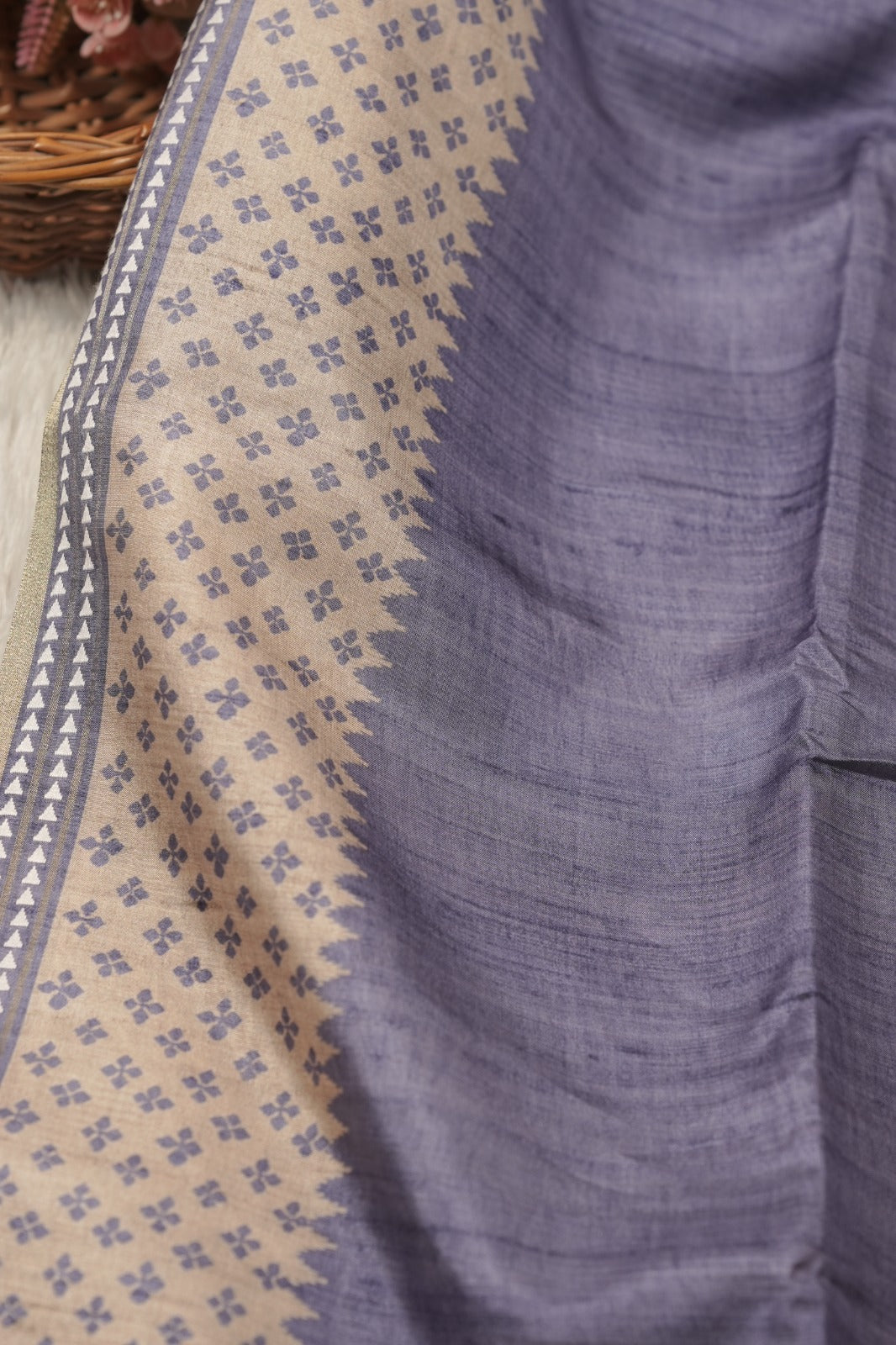 Semi Tussar Saree TSA01366