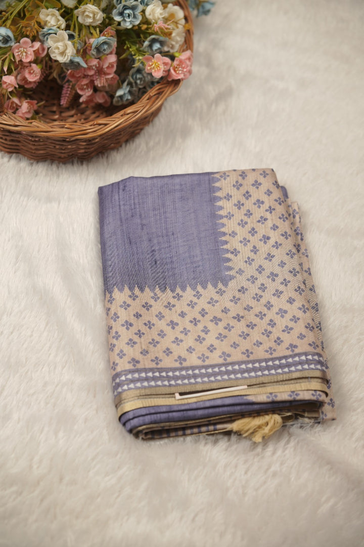 Semi Tussar Saree TSA01366