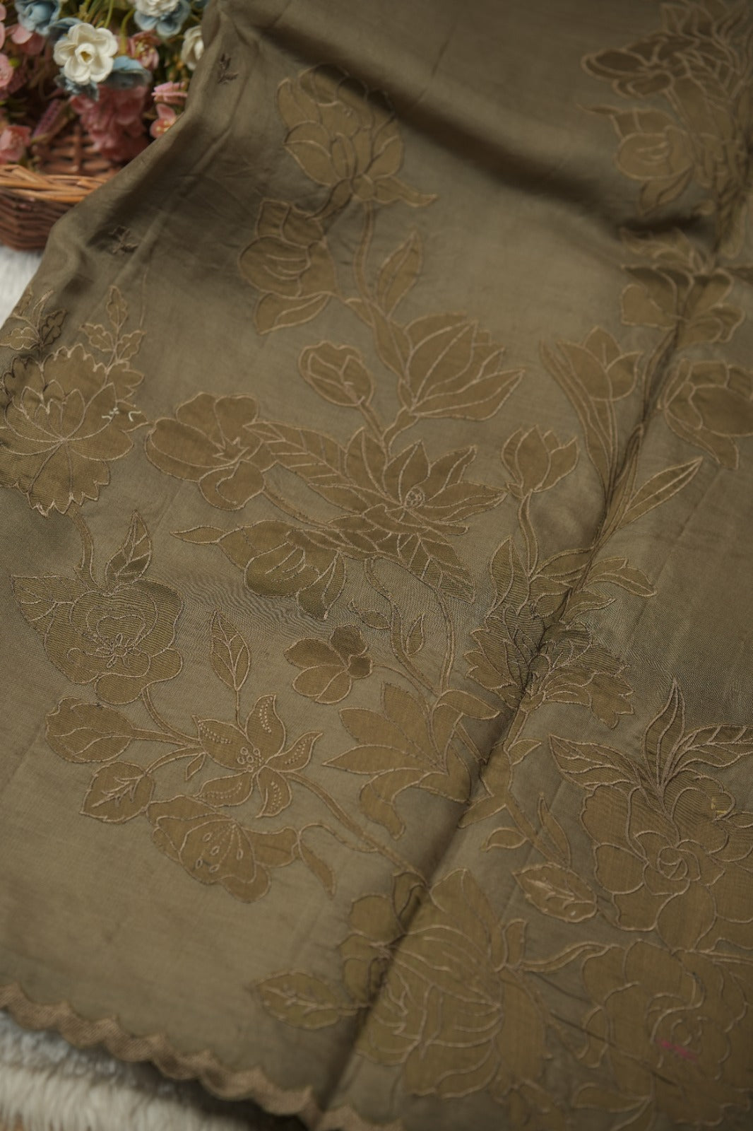 Organza Saree TSA01357