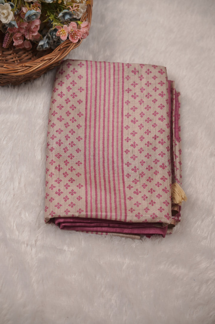 Semi Tussar Saree TSA01369