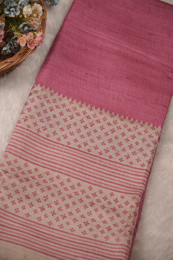 Semi Tussar Saree TSA01369